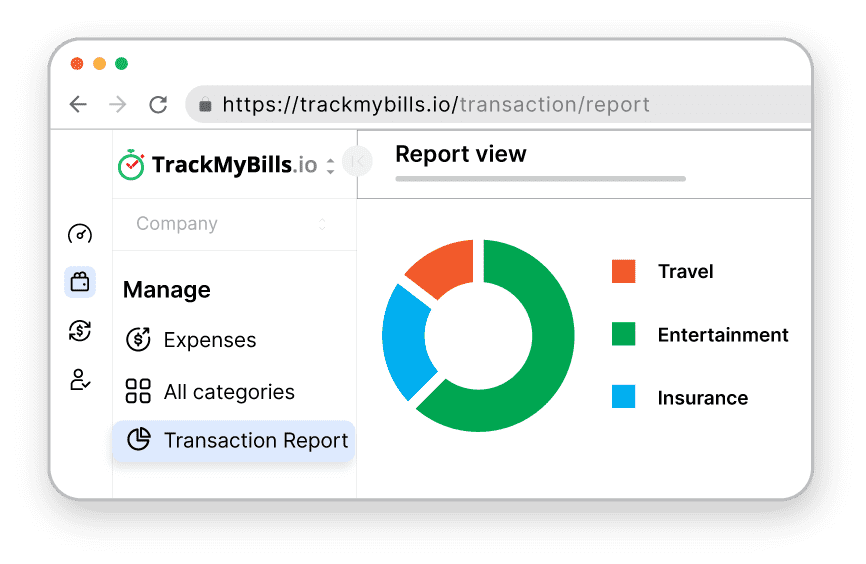 Track your transactions
